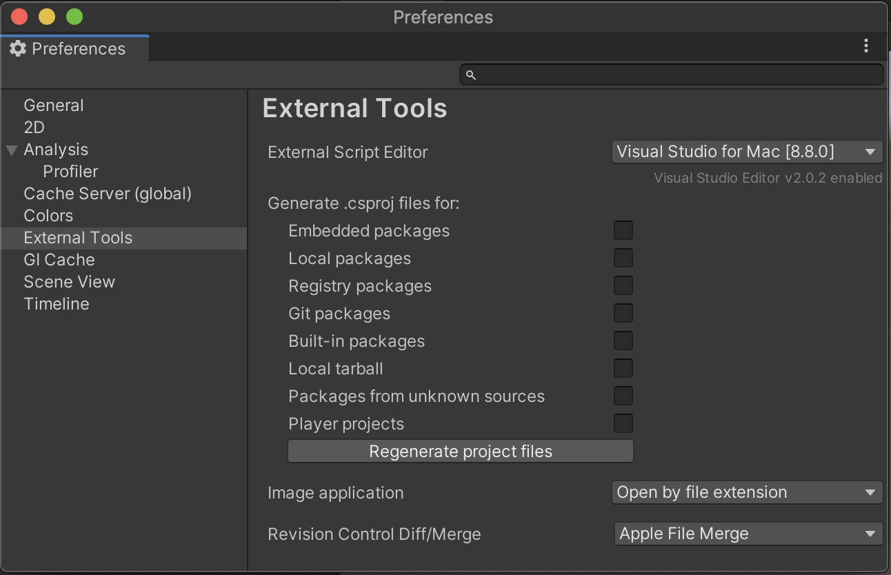 unity visual studio for mac autocomplete not working